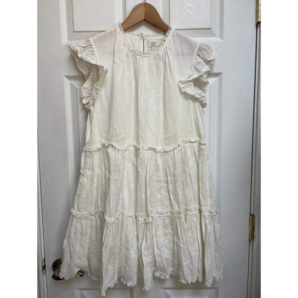 NWOT Aritzia White Wilfred Nomad Babydoll Puff Sleeve Mini Dress